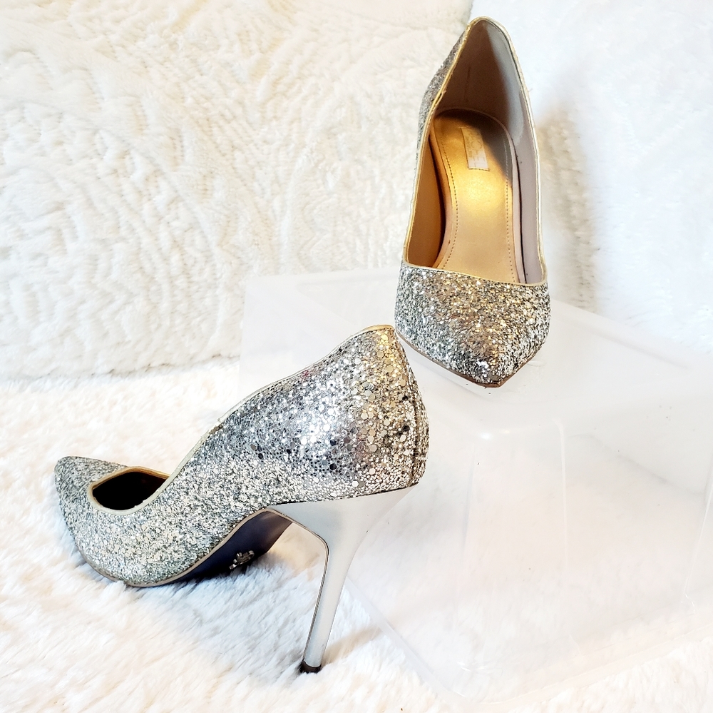 Rachel Roy glitter heels